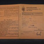 NSKOV Kriegsopferversorgung Mitgliedskarte (Leipzig)