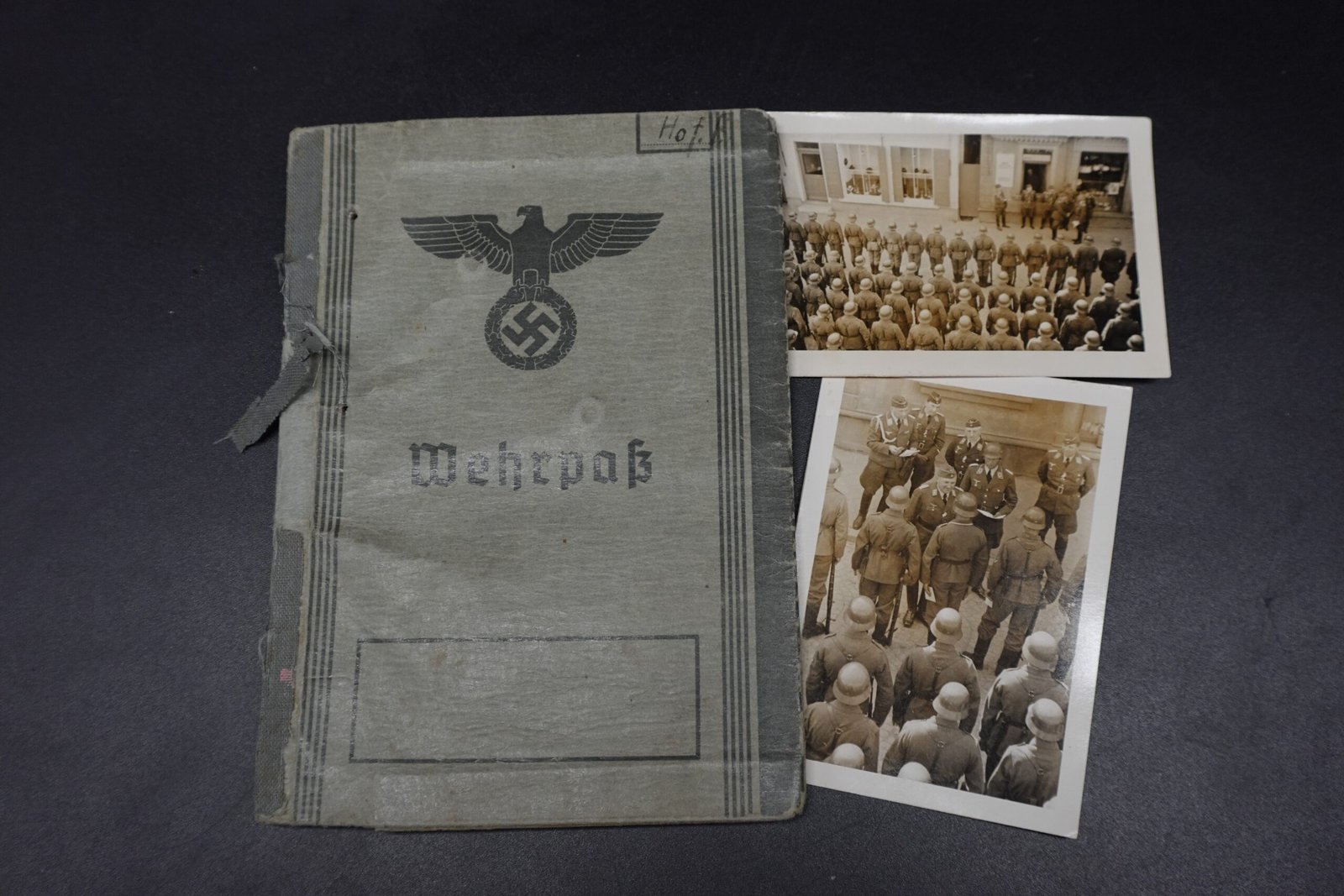 DSC09726 LW Wehrpass - LW-Baukp. & Eisenbahn-Flak-Abt. 416 (Westen 1944!) (1x Award) - Image 1