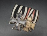 Medalbar: Eisernes Kreuz 2. Klasse (1914) & Ehrenkreuz für Frontkämpfer