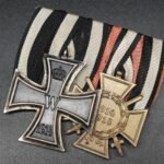 Medalbar: Eisernes Kreuz 2. Klasse (1914) & Ehrenkreuz für Frontkämpfer