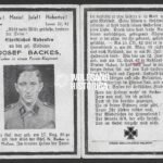 Death Card - SS-Panzer-Regiment 5 "Wiking" (Born in Belgium! Card printed in Malmedy!)