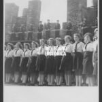 Press Photo: Hitlerjugend-Vlaanderen & BDM-Vlaanderen in Gent