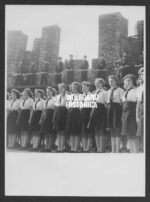 Press Photo: Hitlerjugend-Vlaanderen & BDM-Vlaanderen in Gent