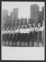 Press Photo: Hitlerjugend-Vlaanderen & BDM-Vlaanderen in Gent