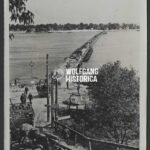 German Press Photo: 720 m ist diese Pionier-Behelfs-Brücke lang