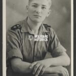 Studioportrait of "LAH" Soldier - LAH Shoulderboards & Tropical Uniform worn!