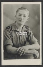 Studioportrait of "LAH" Soldier - LAH Shoulderboards & Tropical Uniform worn!