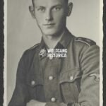 Studioportrait of "LAH" Soldier - Cufftitle and LAH Shoulderboards worn!