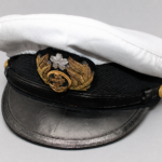 Original WWII Imperial Japanese Navy (IJN) Officer Visor Cap w/ White Summer Cover
