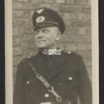 Photograph of a Flemish Zwarte Brigade-man