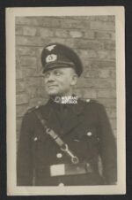 Photograph of a Flemish Zwarte Brigade-man
