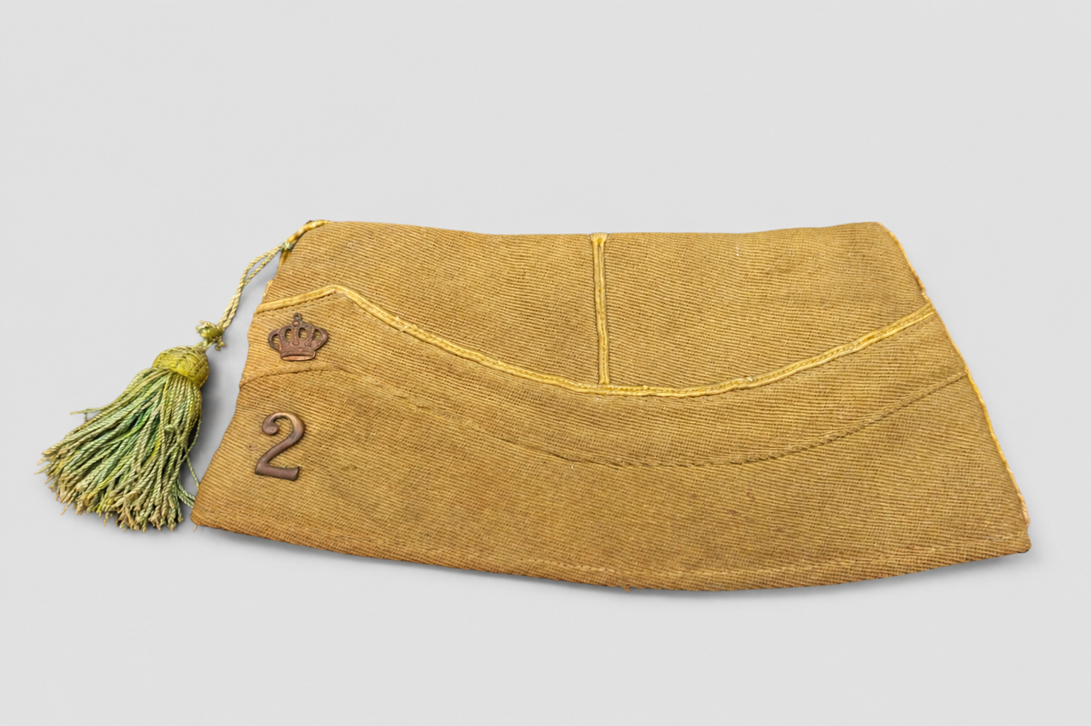 ChatGPT Image 5 mei 2026, 17_52_55 Belgian 2de Jagers te Voet Side Cap – WWII Belgian Army Infantry – Rare Bonnet de Police - Image 1