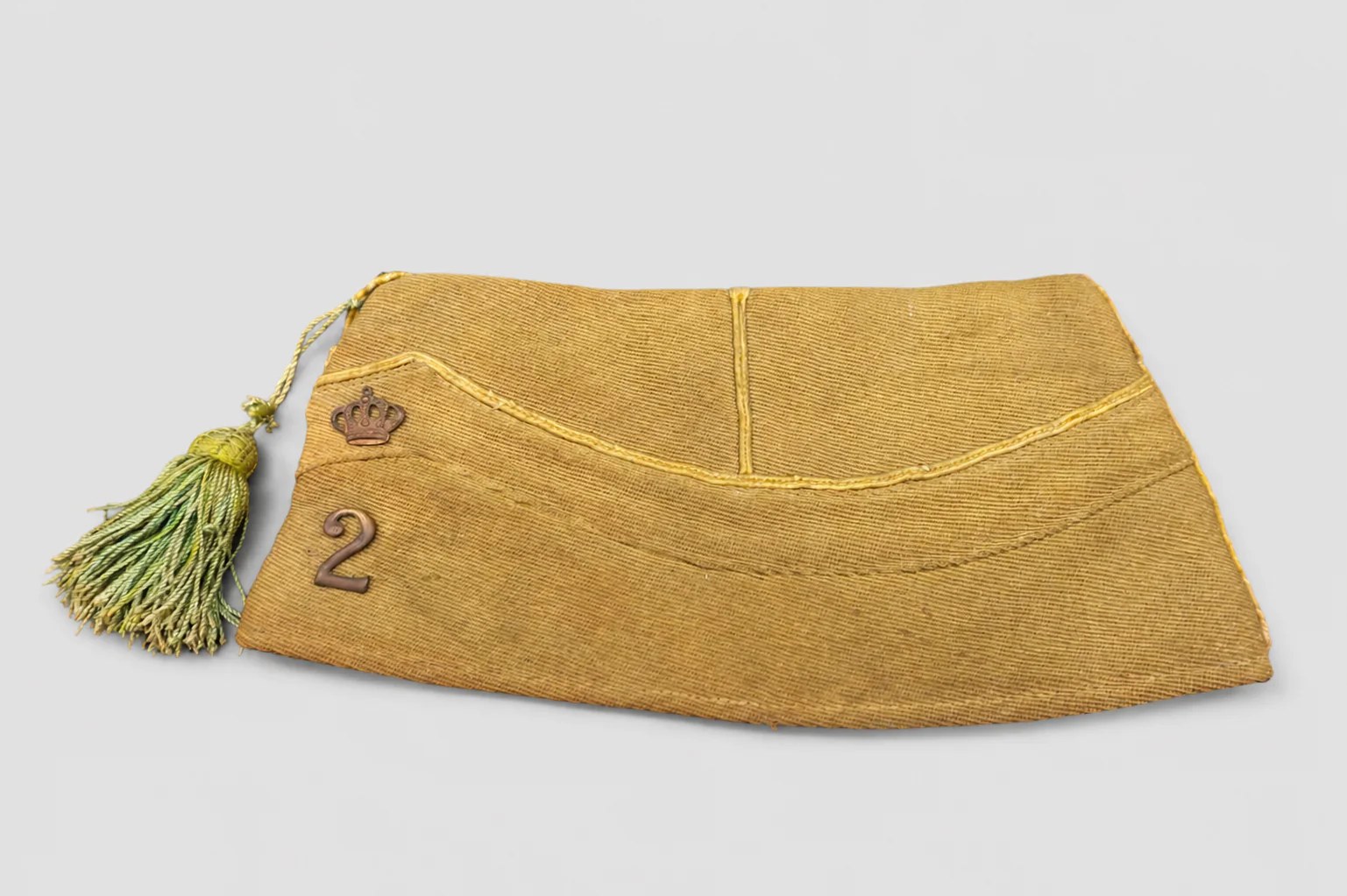 ChatGPT Image 5 mei 2026, 17_52_55 Belgian 2de Jagers te Voet Side Cap – WWII Belgian Army Infantry – Rare Bonnet de Police - Image 1