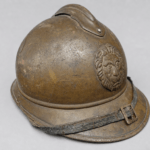 Belgian M15 Adrian Helmet (WWI) – Named Example, Complete with Chinstrap