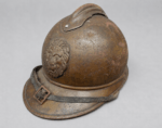 Belgian M15 Adrian Helmet (WWI) – Named Example, Complete with Chinstrap - Image 2