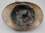 Belgian M15 Adrian Helmet (WWI) – Named Example, Complete with Chinstrap - Image 3