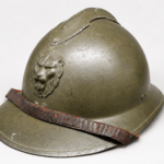 WWII Belgian M31 Adrian Helmet – May 1940 Campaign, Complete with Chinstrap