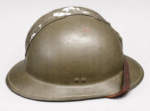 WWII Belgian M31 Adrian Helmet – May 1940 Campaign, Complete with Chinstrap - Image 3