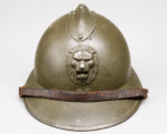 WWII Belgian M31 Adrian Helmet – May 1940 Campaign, Complete with Chinstrap - Image 2