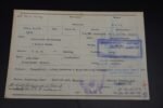 Wehrmacht Arrest Form for Flemish Vlaamse Wacht Soldier