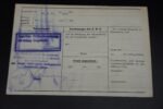 Wehrmacht Arrest Form for Flemish Vlaamse Wacht Soldier - Image 2