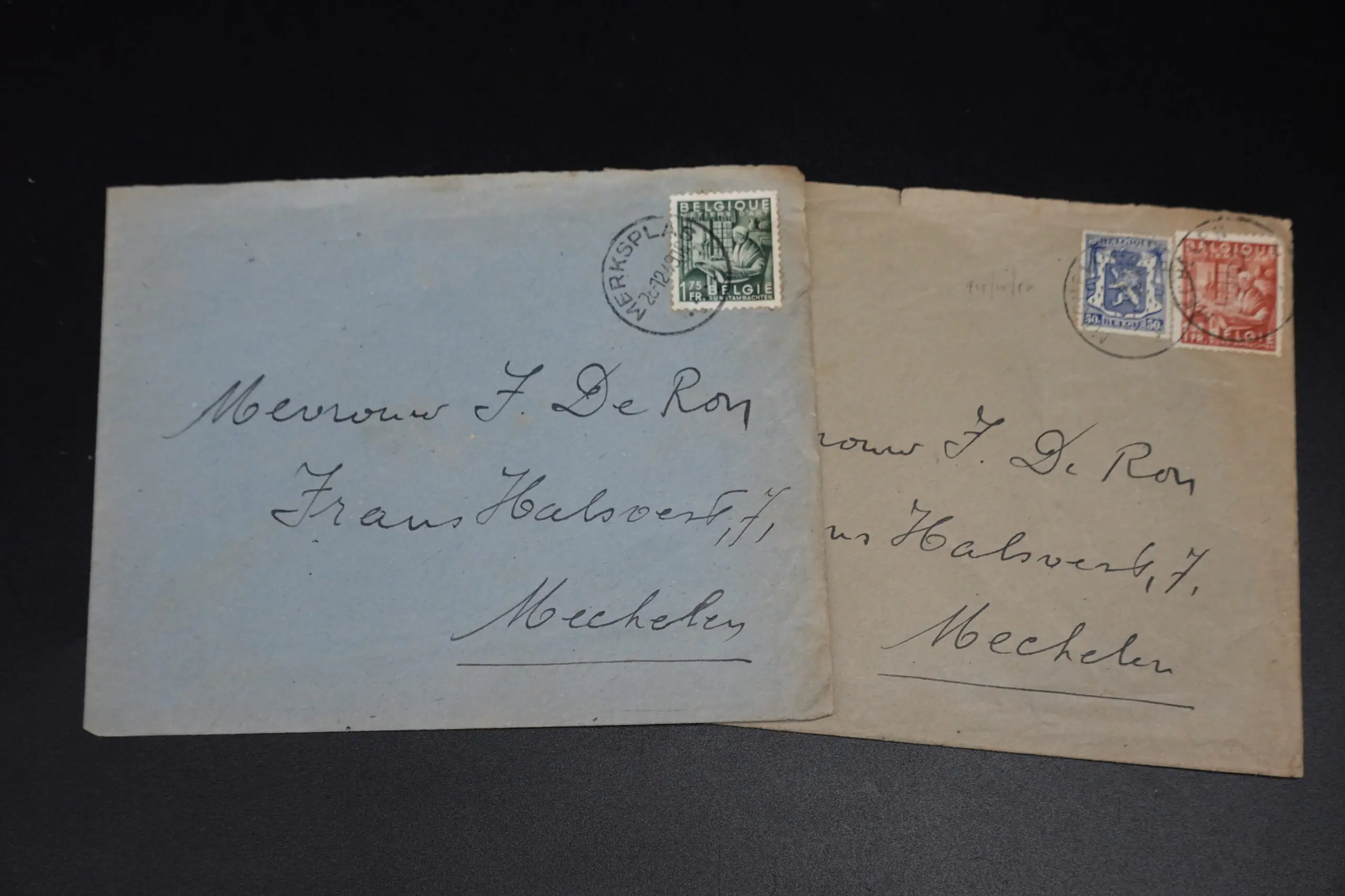 2x Letters Felix de Ron - Vlaamse Wacht (Written while in Jail - POW) - Image 3