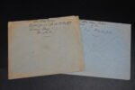 2x Letters Felix de Ron - Vlaamse Wacht (Written while in Jail - POW) - Image 2