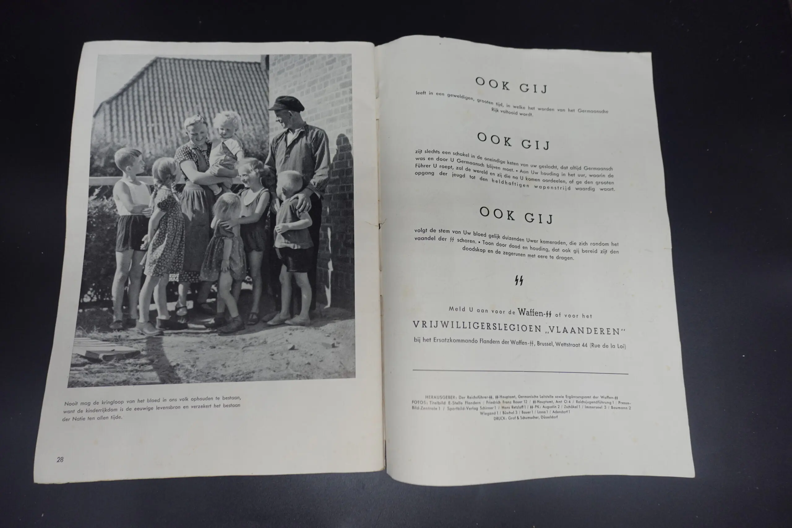 Flemish Waffen-SS Brochure – “Ook Gij” (WWII Recruitment Booklet) - Image 3