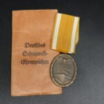 Deutsches Schutzwall-Ehrenzeichen (“Westwall Medal”) with Peter Wilhelm Heb Pouch