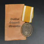 Deutsches Schutzwall-Ehrenzeichen (“Westwall Medal”) with Peter Wilhelm Heb Pouch