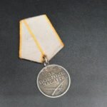 Soviet WWII Medal “For Battle Merit” (Silver, Numbered)