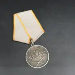 Soviet WWII Medal “For Battle Merit” (Silver, Numbered)