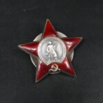 Soviet WWII Order of the Red Star (Silver, Numbered, c.1945)