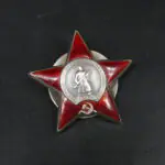 Soviet WWII Order of the Red Star (Silver, Numbered #1544467, c.1945)