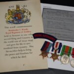 WWII British KIA Medal Group, Royal Horse Artillery, Netherlands 1944 (with Memorial Scroll)