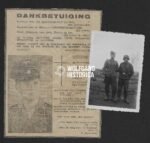 Photograph of KIA Flemish Volunteers of the SS-Freiwilligen-Legion “Flandern” + Obituary