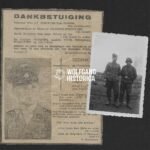 Photograph of KIA Flemish Volunteers of the SS-Freiwilligen-Legion “Flandern” + Obituary