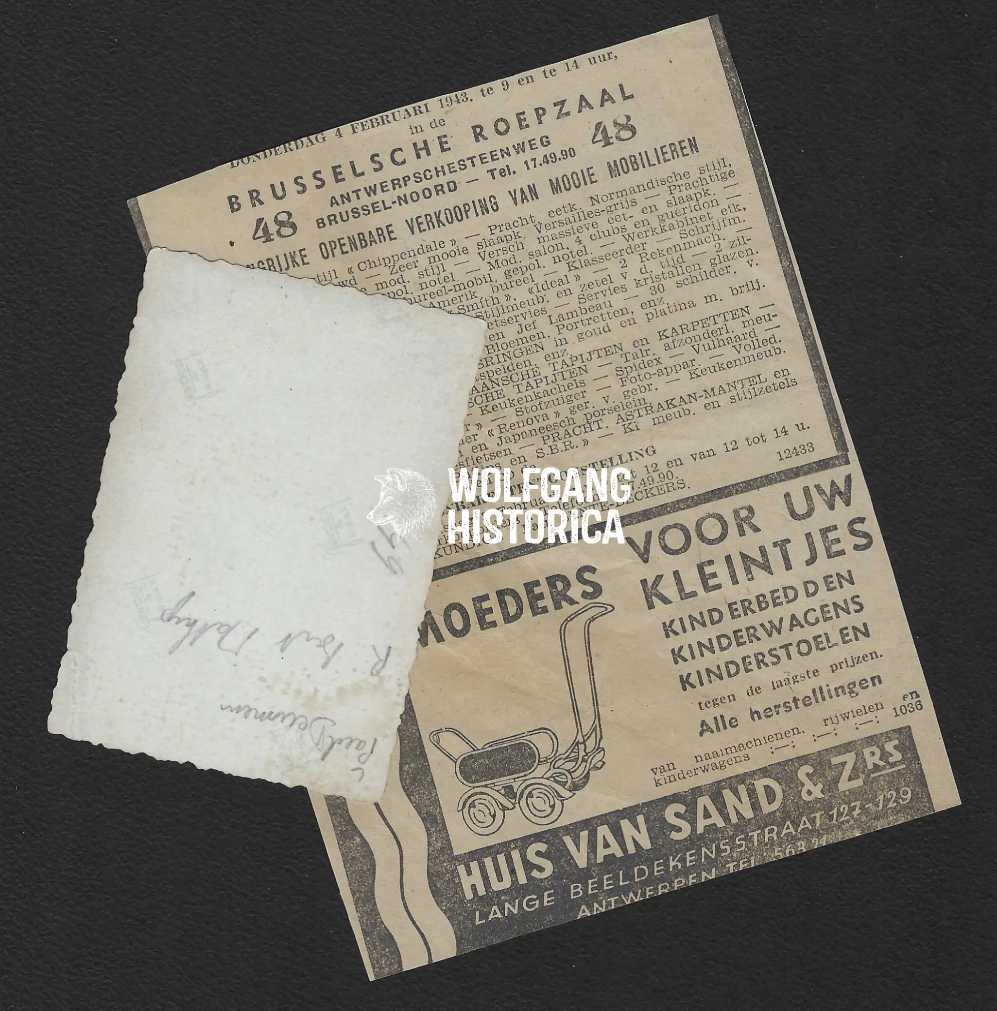 Photograph of KIA Flemish Volunteers of the SS-Freiwilligen-Legion “Flandern” + Obituary - Image 2