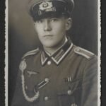 Studioportrait Wehrmacht Soldier wearing ISA & Schützenschnur (Taken in Liege, BE)