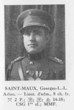 Named Belgian M35 Officer Uniform – Lt. Georges L.L. Saint-Maux – Administration Service - Image 9