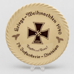 79. Infanterie-Division “Tapfer und Treu” Kriegs-Weihnachten 1940 Porcelain Plate – Villeroy & Boch