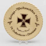 79. Infanterie-Division “Tapfer und Treu” Kriegs-Weihnachten 1940 Porcelain Plate – Villeroy & Boch