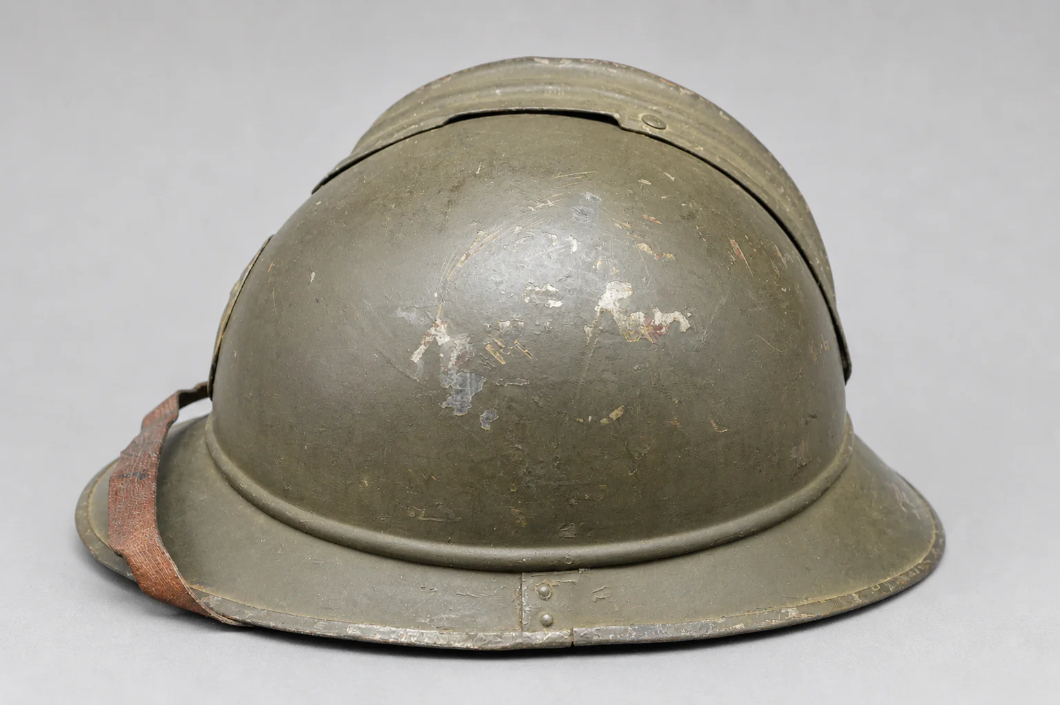Belgian M15 Adrian Helmet (WWI) – Complete with Chinstrap (Reissued) - Image 2
