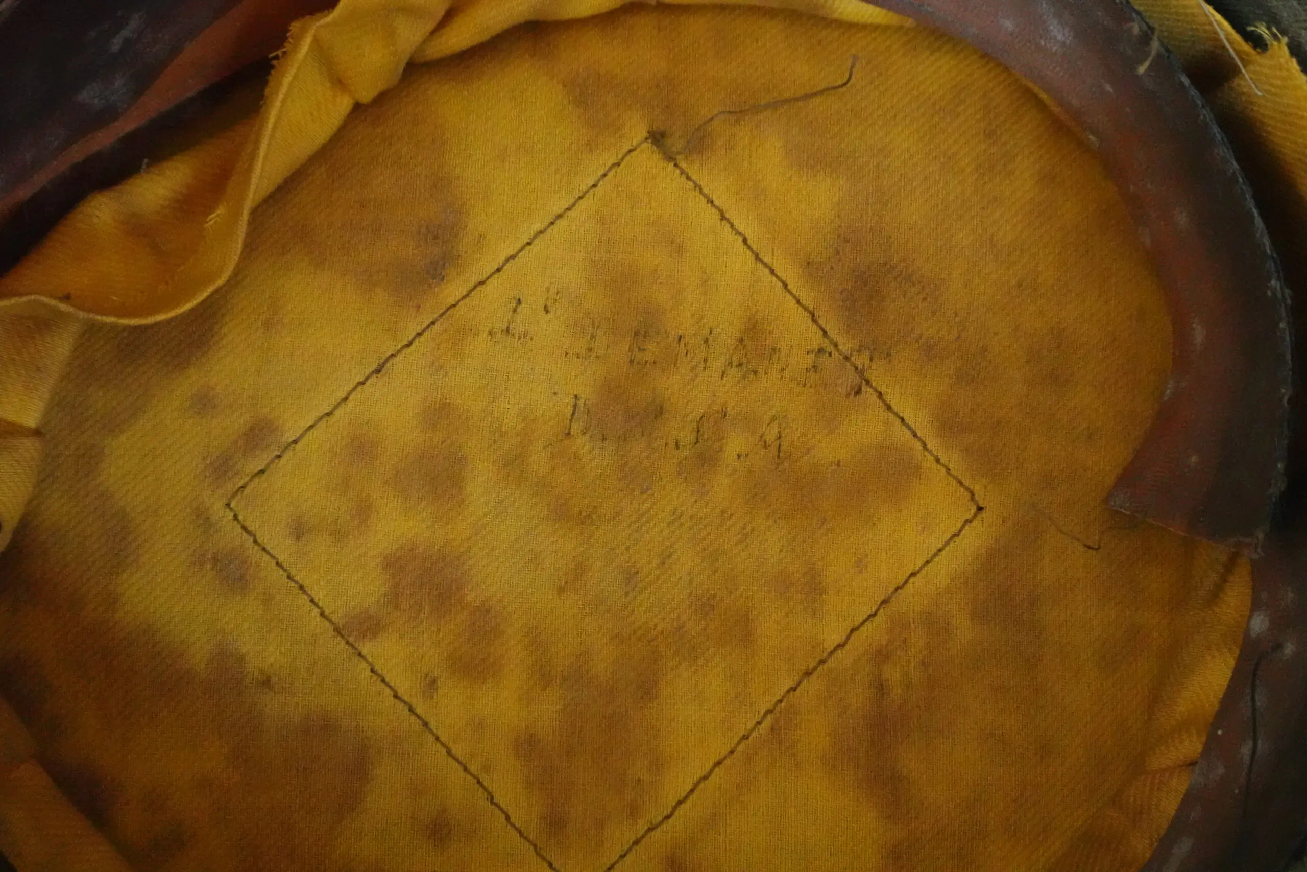 Belgian Pre-WWII / WWII Administration Officer Visor Cap – Named to Lt. Demanet - Image 6