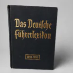 Das Deutsche Führerlexikon 1934–1935 – Original Third Reich Leadership Reference Book