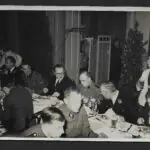 Photograph of Flemish VNV Leaders (Hendrik Elias) and W-SS Soldiers