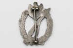 Infantry Assault Badge in Silver – “2” Marked Assmann & Söhne – Zinc Construction – Near Mint Condition - Image 2
