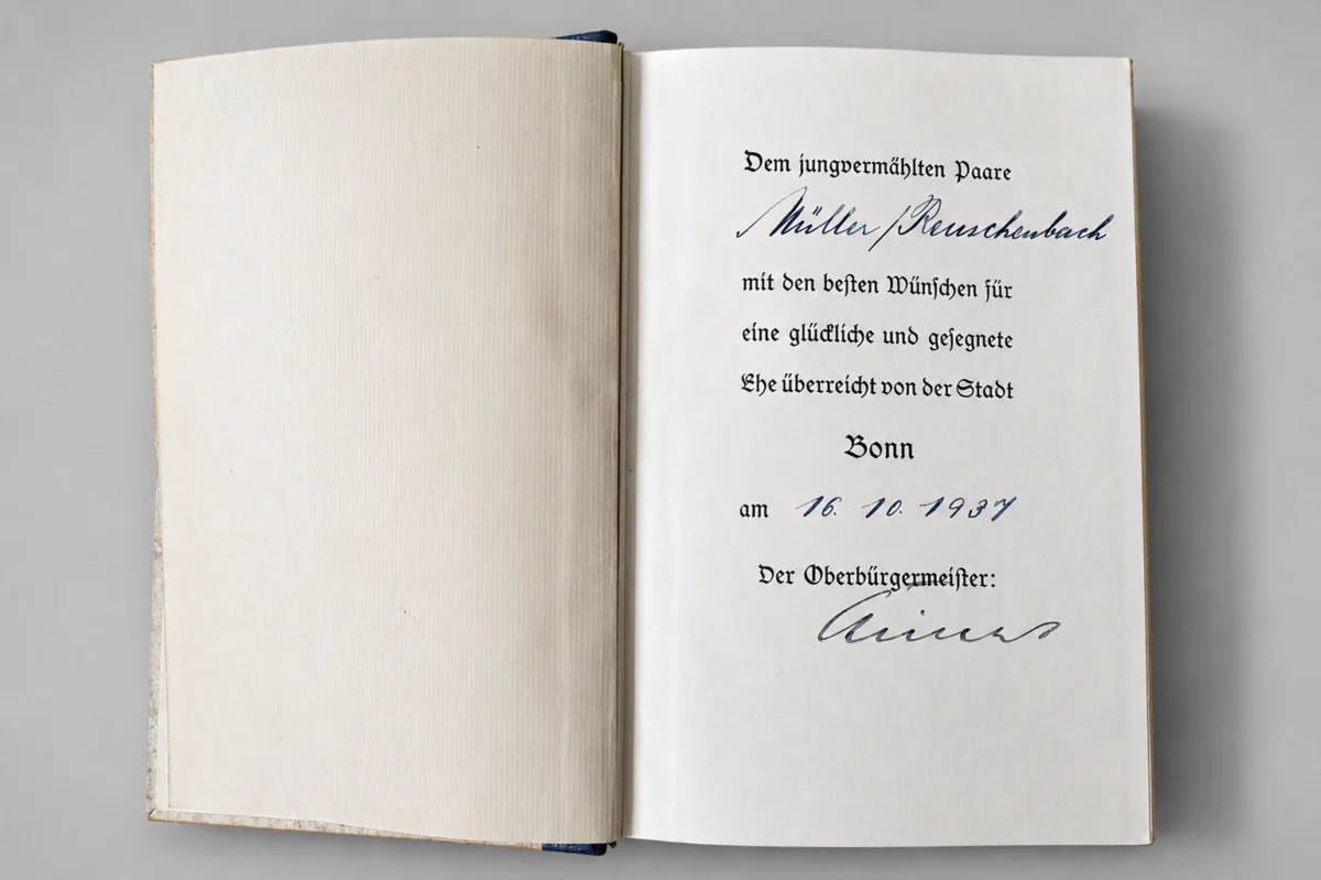 1937 “Mein Kampf” Wedding Edition – City of Bonn Presentation Copy