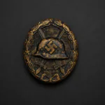 Verwundetenabzeichen in Schwarz – Wound Badge in Black – Unmarked Example