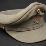 WWII Belgian Artillery NCO Visor Cap – Maker Marked “A. De Jonghe, Gand”